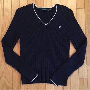 LIKE NEW Ralph Lauren cable knit sweater